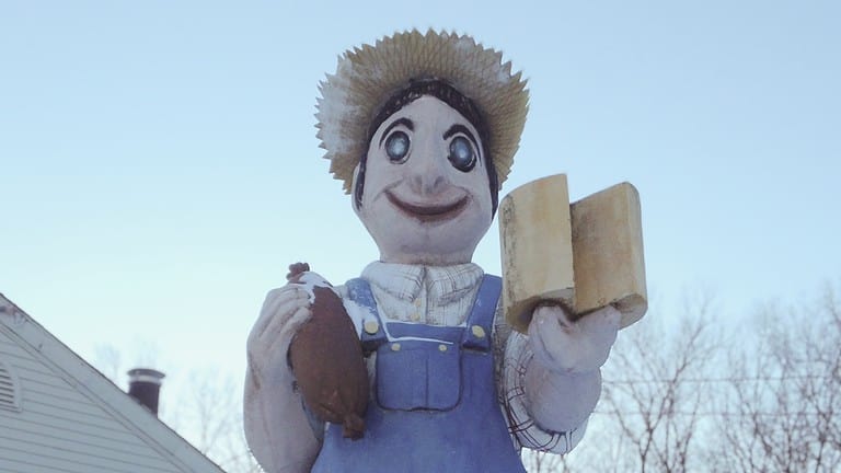 Giant Farmer Bob in Portage