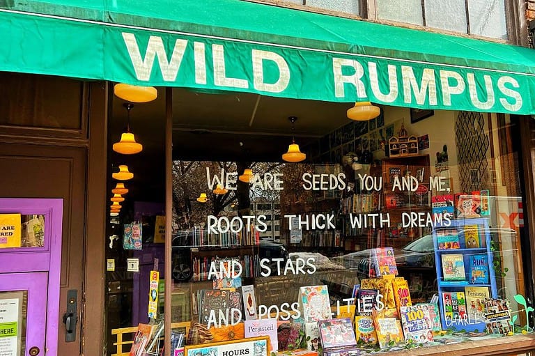 Step into the magical realm of Wild Rumpus, where books and beloved creatures weave a tale like no other in Minneapolis!