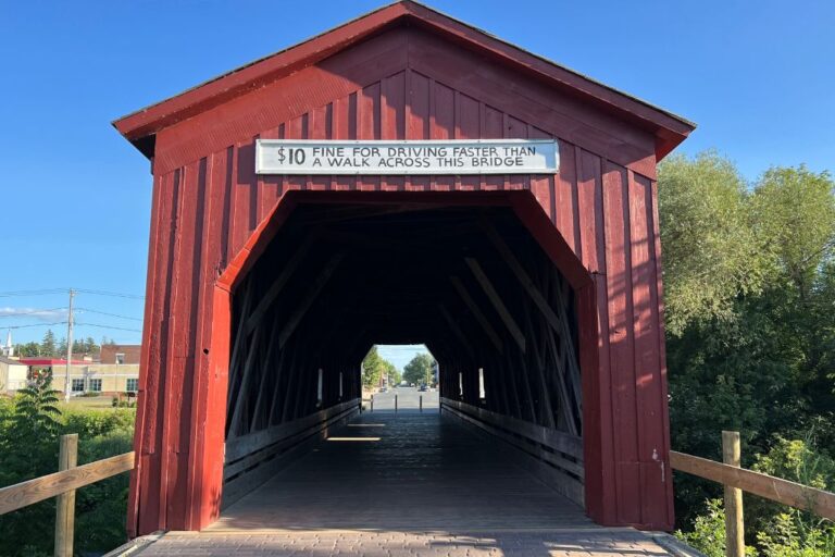 Discover Minnesota's last standing covered bridge in Zumbrota—sitting in an 80 acre park full of outdoor adventures!