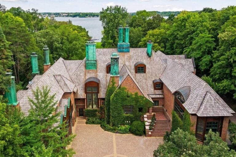Minnesota's Most Expensive Home, exterior photo located in Minnetonka, MN.