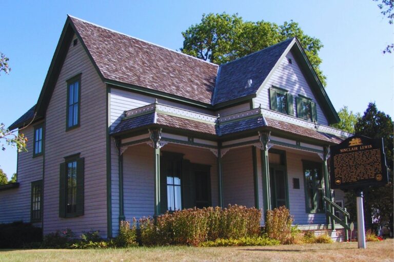 The boyhood home of Sinclair Lewis in Sauk Centre, Minnesota