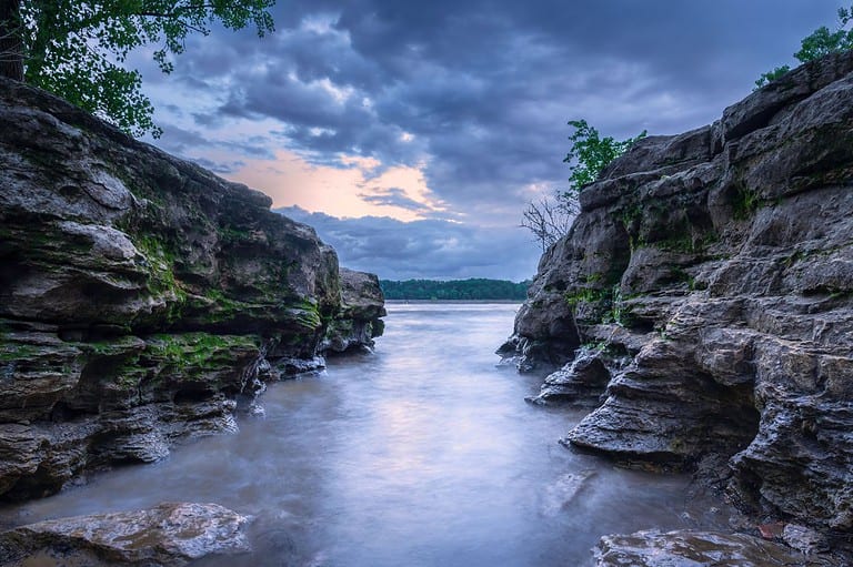 A peaceful scene in Wisconsin Dells, WI