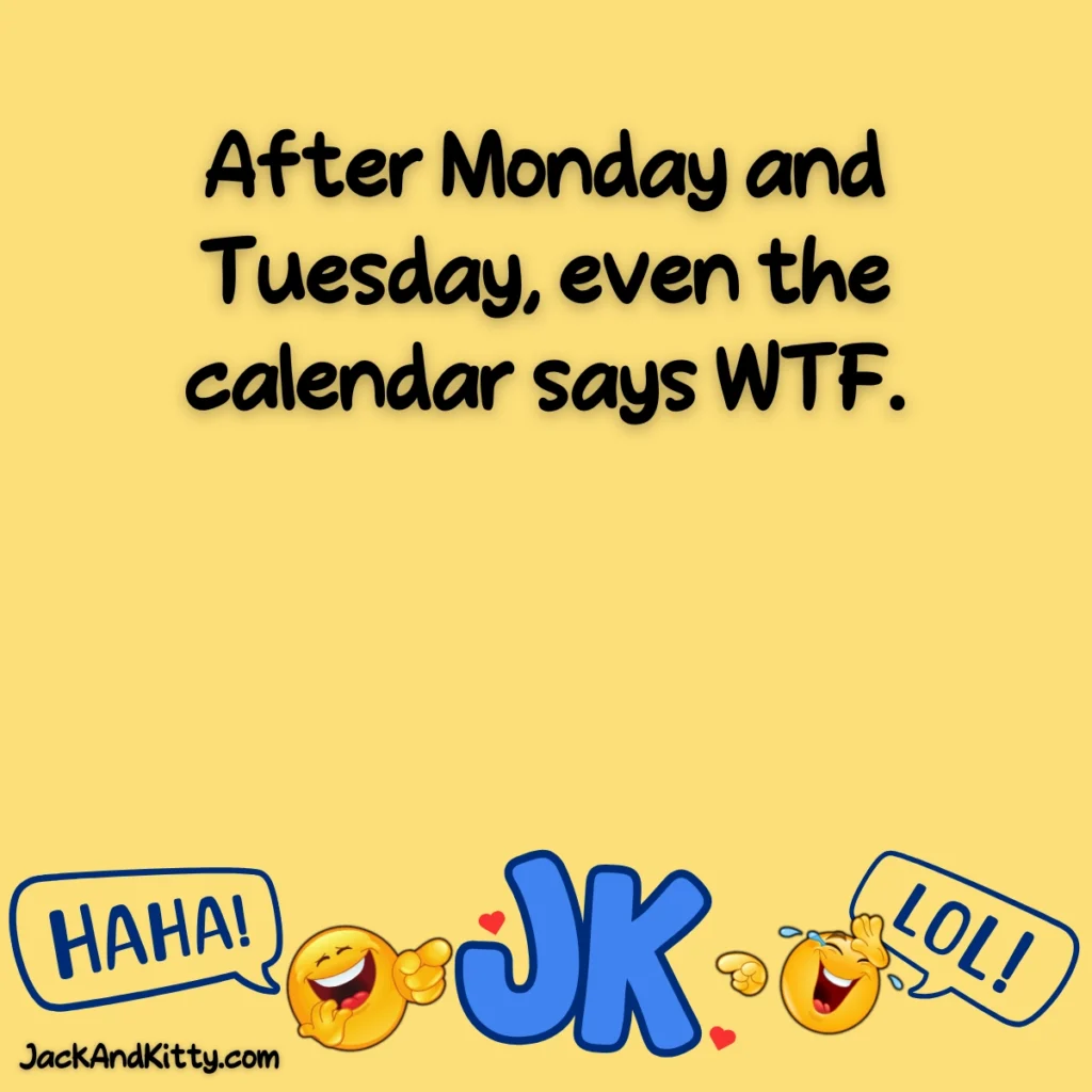 Funny Monday jokes to start the week with a smile, featuring clean humor, easy puns, and laughs perfect for work and family.