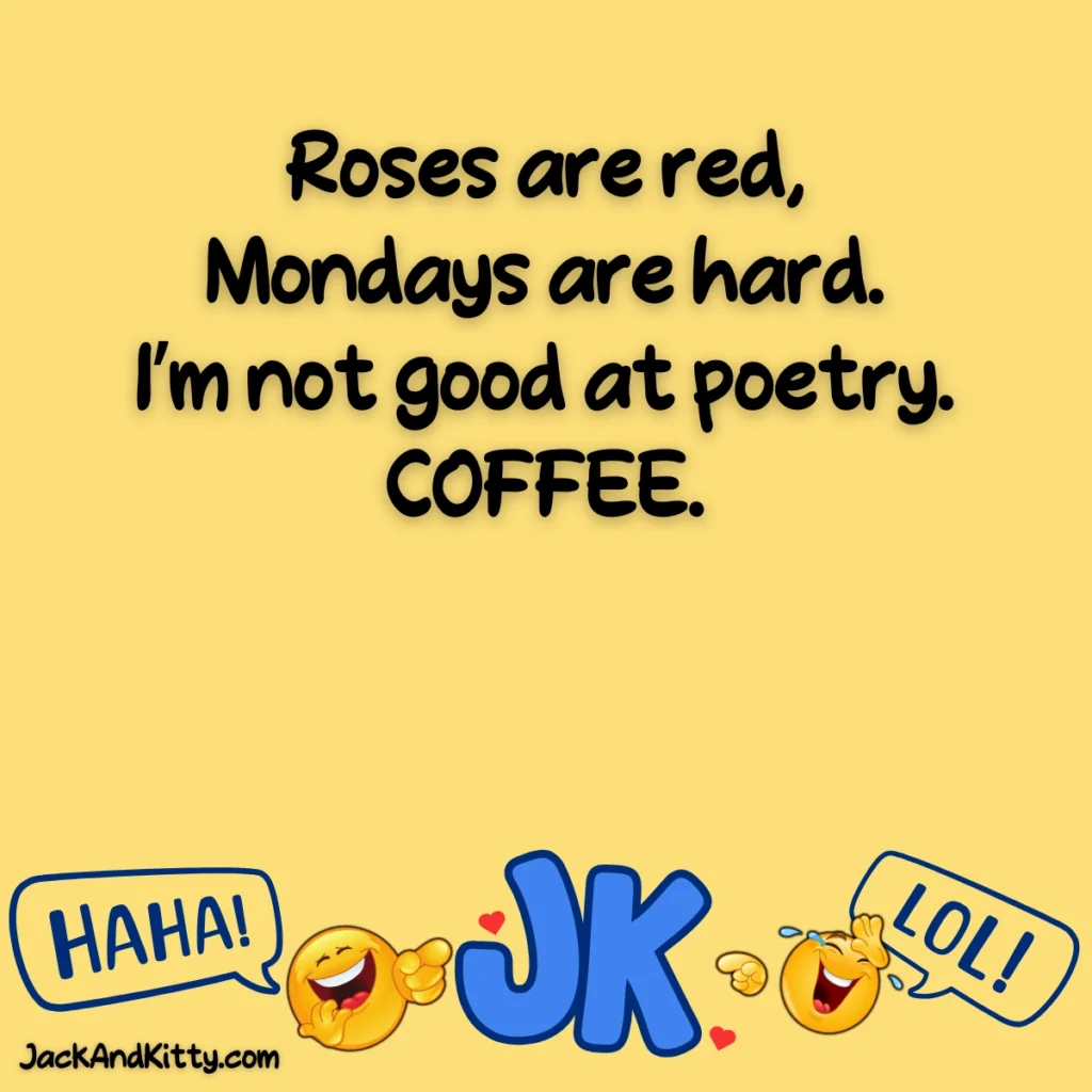 Funny Monday jokes to start the week with a smile, featuring clean humor, easy puns, and laughs perfect for work and family.