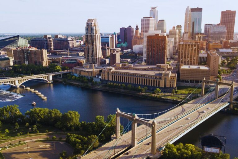 City view of downtown Minneapolis, MN. Uff-da, we betcha don't know all of these fascinating facts about Minneapolis! Get to know the Twin Cities and test your knowledge.