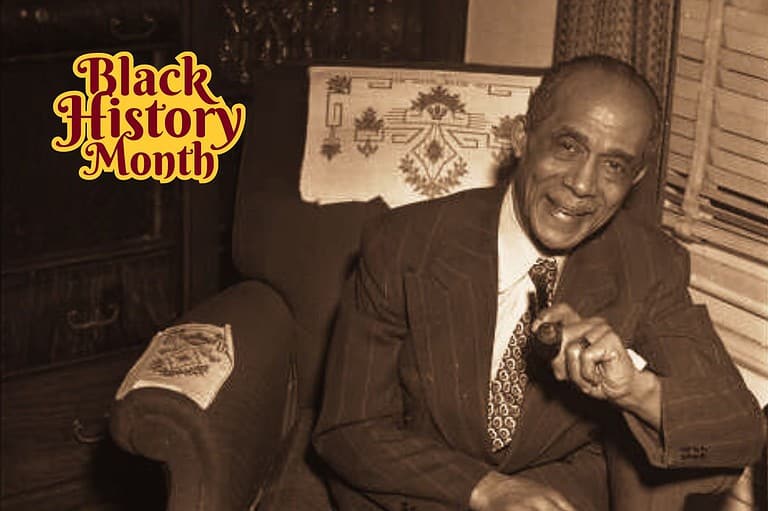 S. Edward Hall of St. Paul sitting for a portrait. ca. 1940. The inspiring story of S. Edward Hall, a barber and civil rights activist who left a lasting impact on St. Paul's African American community!