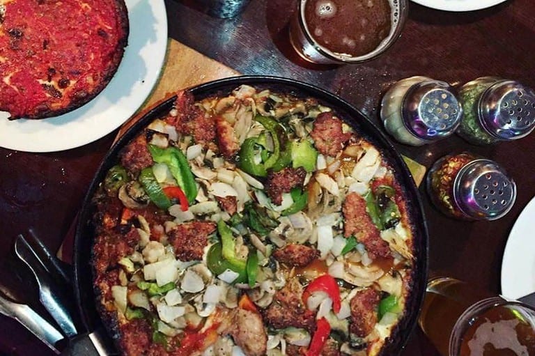 The most popular dish at Pequod's Pizza in Chicago. Craving the best pizza in the US? Head to Pequod's Pizza in Chicago, where their caramelized crust has won the hearts of Yelp Elites!