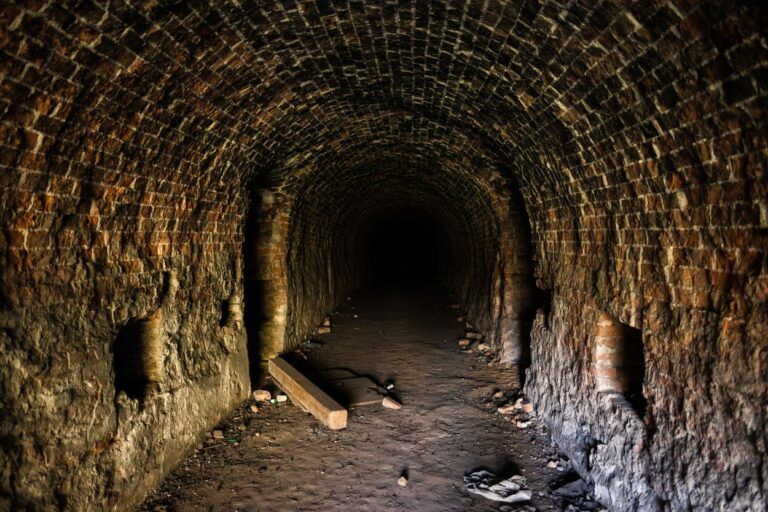 Underground tunnel. Plan your Midwest road trip and discover the eerie beauty of Minnesota's abandoned wonders on a thrilling travel adventure!