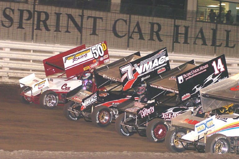 Sprint Cars ready to rock and roll! Step into the fast-paced world of Sprint Car racing at the National Sprint Car Hall of Fame & Museum! History, heroes, and high-speed thrills!