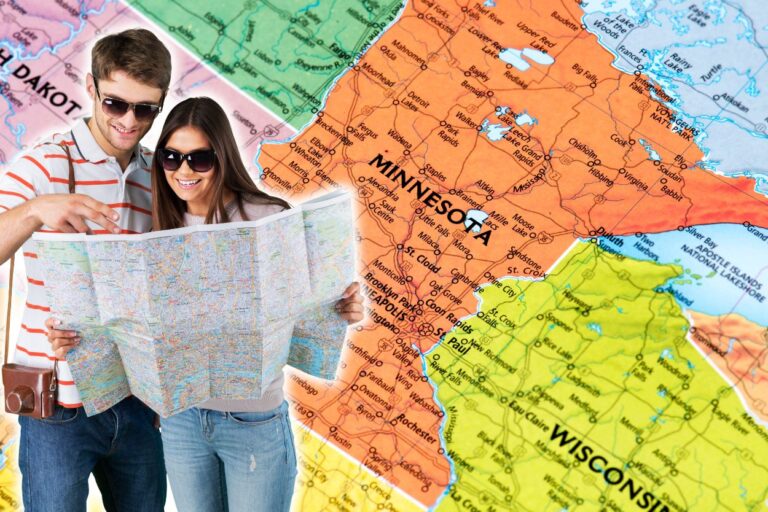 Couple traveling in Minnesota. Time to create some memories! Add these bizarre, quirky and totally fun adventures to your Minnesota travel bucket list.