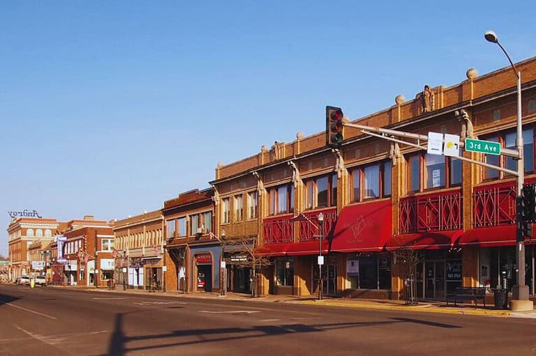 Downtown Hibbing, MN. Get ready to fall in love with Hibbing: a small town in northern Minnesota with a big heart and even bigger adventures!