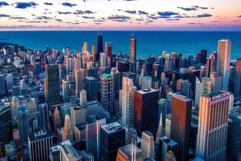 Chicago skyline by drone. Thinking of moving to Chicago, Illinois? Read this first! These are the shocking reasons why you should NEVER move here...or should you?
