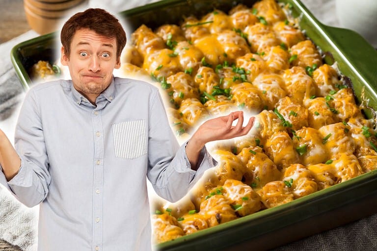 Confused Minnesota man with some hotdish. Have you ever wondered: why is Minnesota called Minnesota? Well, buckle up, because we've got the inside scoop for you!