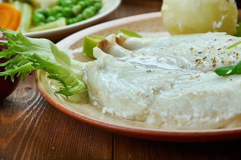 Plate of lutefisk in Minnesota. Lutefisk and Minnesota go together like peanut butter and jelly. But have you ever actually tried traditional Swedish lutefisk?