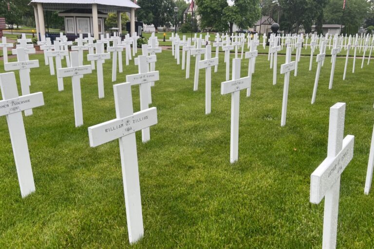 Veterans Memorial Park on Memorial Day in Winona, MN. Pause, reflect, and honor the brave souls from Winona, Minnesota who sacrificed everything for our freedom this Memorial Day.