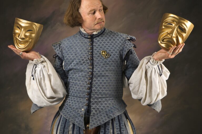 Funny photo of Shakespeare. Immerse yourself in a world of Shakespearean enchantment, laughter, and unparalleled artistry in Winona, Minnesota!