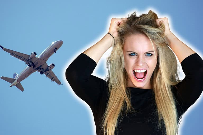 Frustrated woman at airport. Headed on a trip? Find out which U.S. airlines are most likely to leave you stranded at the airport (and how to avoid it!)
