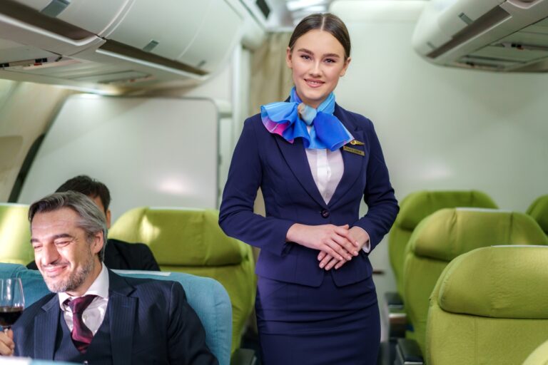 Flight attendant looking annoyed at passenger. Discover the 10 most annoying things passengers do that make flight attendants' jobs a nightmare – are you guilty of any of these?