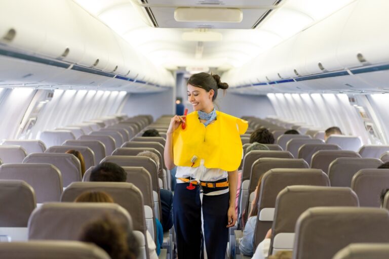 Flight attendant safety demo. These are the top things you should NEVER say to a flight attendant! Keep your next flight friendly and respectful with these essential tips.