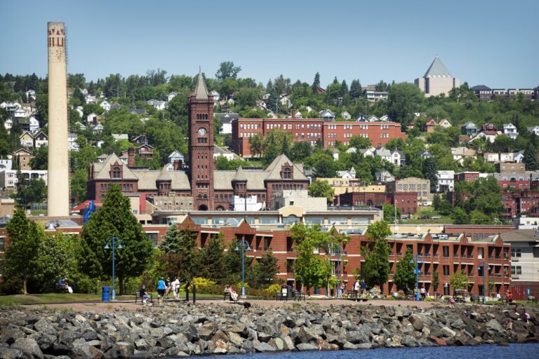 City skyline of Duluth, MN. Discover the Minnesota city that just snagged a spot on CNN's coveted list of America's best towns to visit. Get ready to be amazed!