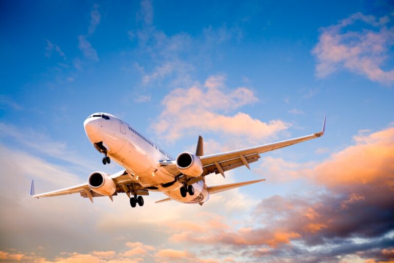 Airplane flying in sky. Ever wondered what all those strange airplane noises mean? Discover the truth behind the sounds that keep you guessing mid-flight.